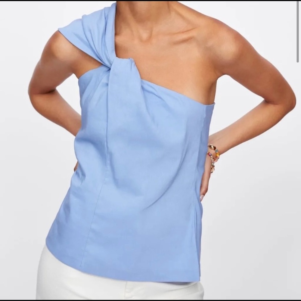 Zara one shoulder top